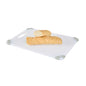 Sure Grip White Plastic Cutting Board - Non-Slip, Measurement Markers, Carrying Handle - 12" x 18" - 1 count box
