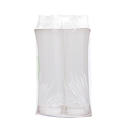 First In First Out 16 oz Clear Plastic Squeeze Bottle - Inverted, Refill & Dispensing Lid - 2 1/2" x 2 1/2" x 8 1/4" - 6 count box