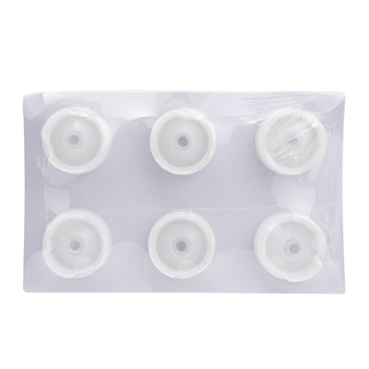 First In First Out 32 oz Clear Plastic Squeeze Bottle - Inverted, Refill & Dispensing Lid - 3 1/2" x 3 1/2" x 9" - 6 count box