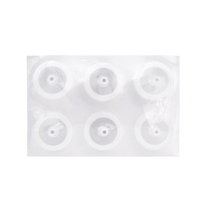 Sauce Tek 8 oz Clear Plastic Squeeze Bottle - Precision Tip - 2" x 2" x 7" - 6 count box