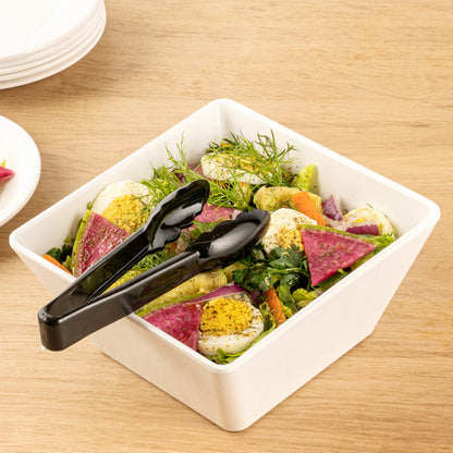 Cater Tek Black Plastic Catering Tongs - 6" - 1 count box