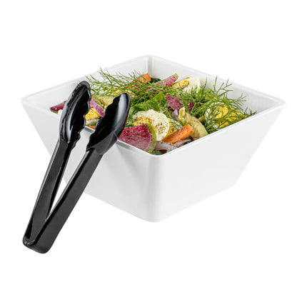 Cater Tek Black Plastic Catering Tongs - 6" - 1 count box