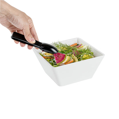 Cater Tek Black Plastic Catering Tongs - 6" - 1 count box