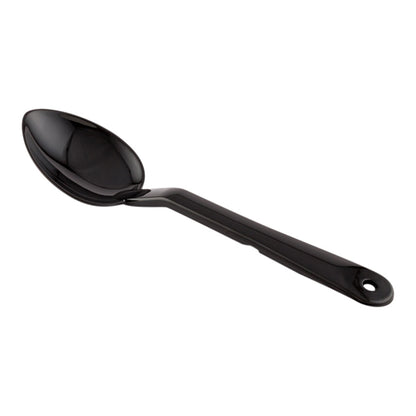 Cater Tek 1 oz Black Plastic Catering Spoon - Solid - 11" - 1 count box