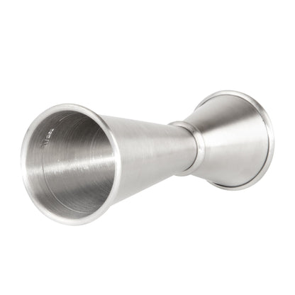 Bar Lux 1 oz / 2 oz Stainless Steel Jigger - Japanese Style, Brushed Finish - 1 count box
