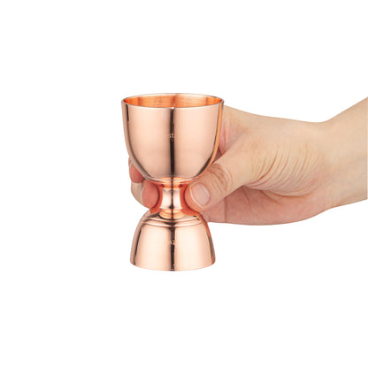 Bar Lux 1 oz / 2 oz Copper-Plated Stainless Steel Jigger - Negroni - 1 count box