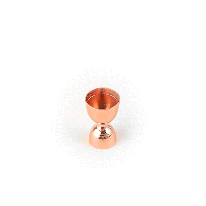 Bar Lux 1 oz / 2 oz Copper-Plated Stainless Steel Jigger - Negroni - 1 count box