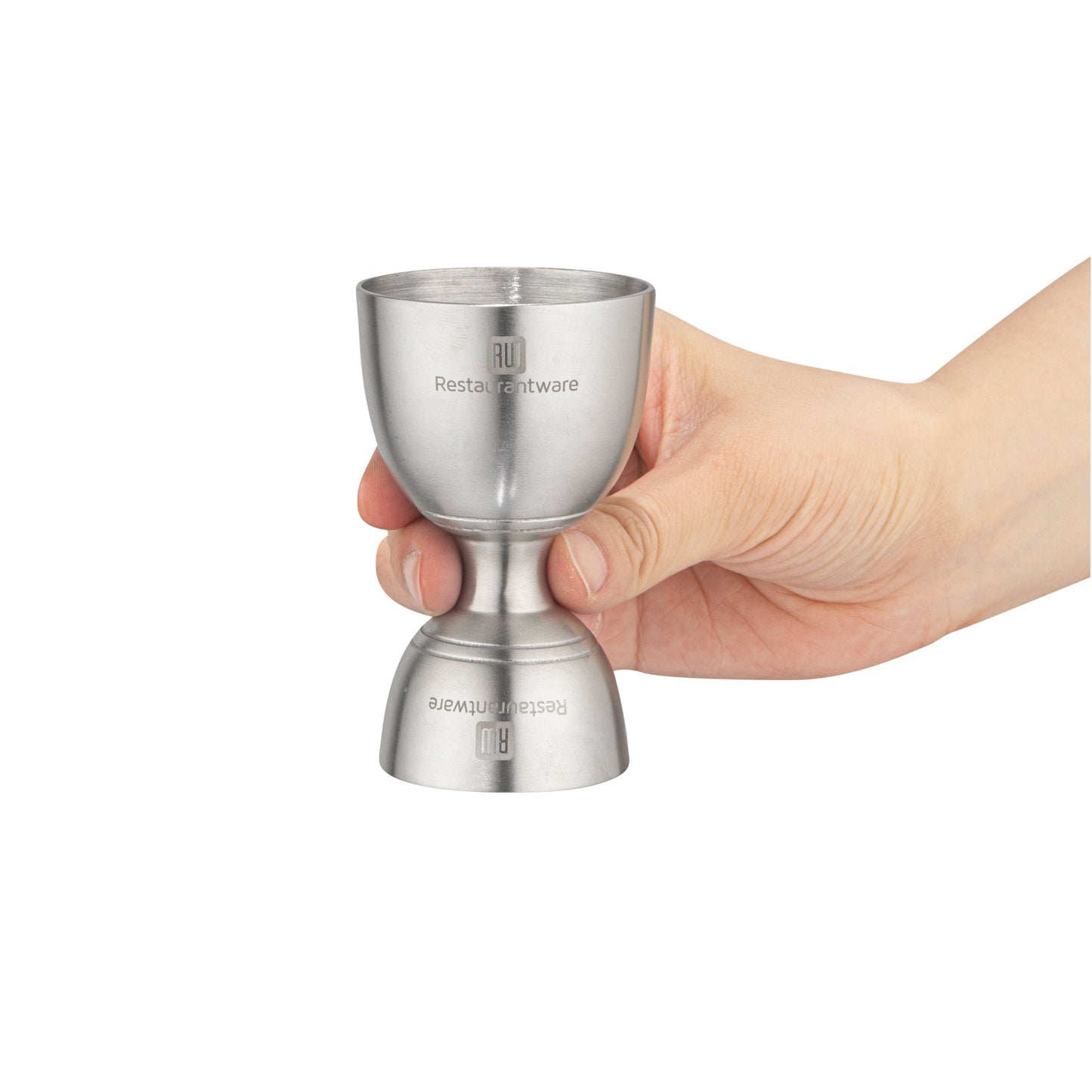 Bar Lux 1 oz / 2 oz Stainless Steel Jigger - Negroni - 1 count box