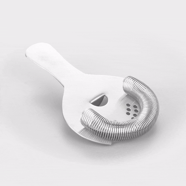 Bar Lux Stainless Steel Hawthorne Strainer - 6" - 1 count box
