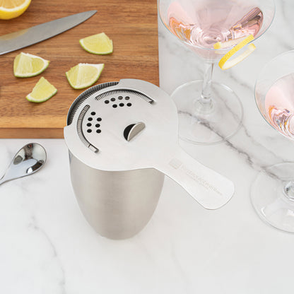 Bar Lux Stainless Steel Hawthorne Strainer - 6" - 1 count box