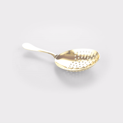 Bar Lux Gold-Plated Stainless Steel Julep Strainer - 6 1/2" - 1 count box