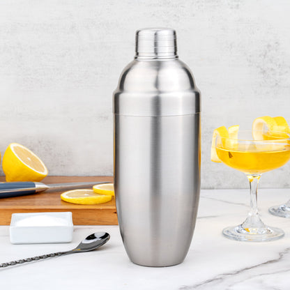 Bar Lux 24 oz Stainless Steel Cobbler Shaker - Brushed Finish - 1 count box