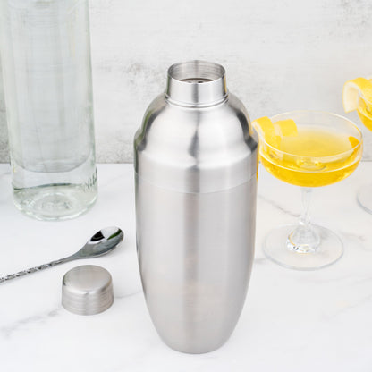 Bar Lux 24 oz Stainless Steel Cobbler Shaker - Brushed Finish - 1 count box