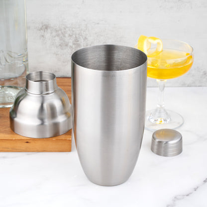 Bar Lux 24 oz Stainless Steel Cobbler Shaker - Brushed Finish - 1 count box