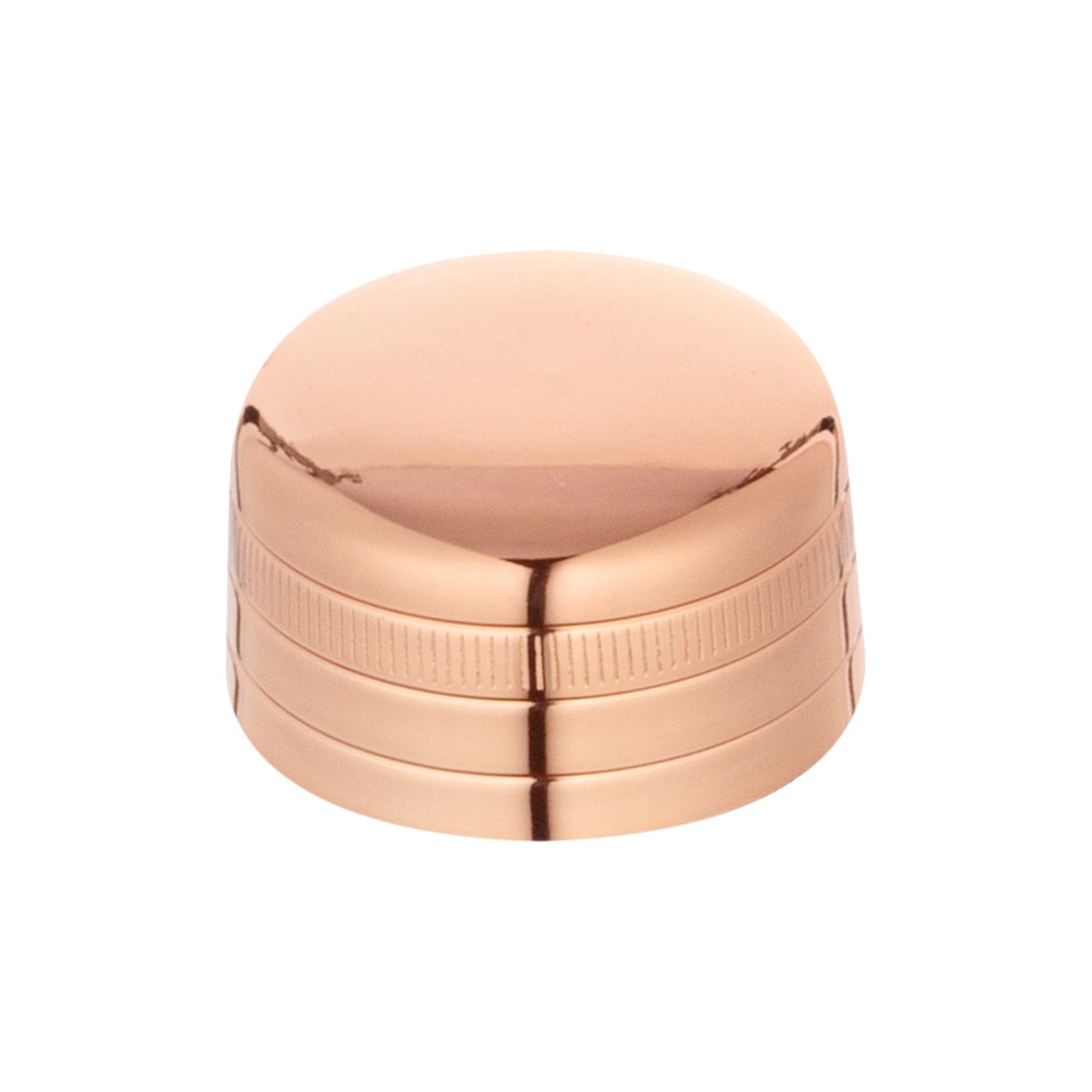 Bar Lux 24 oz Copper-Plated Stainless Steel Cobbler Shaker - 3 1/4" x 3 1/4" x 8 3/4" - 1 count box