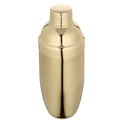 Bar Lux 24 oz Gold-Plated Stainless Steel Cobbler Shaker - 1 count box