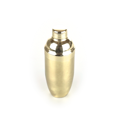 Bar Lux 24 oz Gold-Plated Stainless Steel Cobbler Shaker - 1 count box