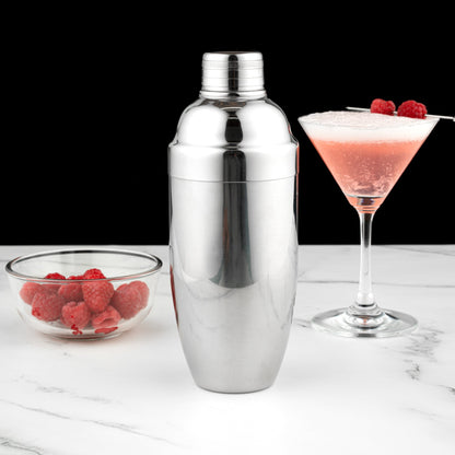 Bar Lux 24 oz Stainless Steel Cobbler Shaker - Mirrored Finish - 1 count box