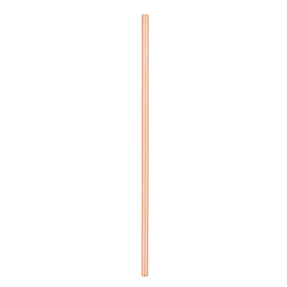 Bar Lux Copper-Plated Stainless Steel Straw - 7 1/2" - 2 count box