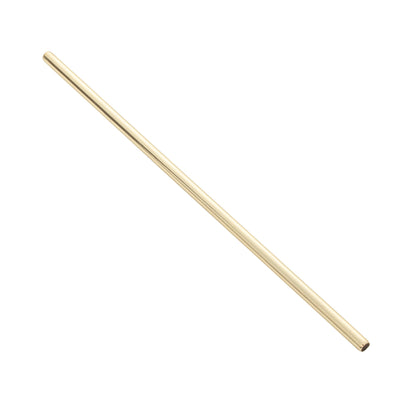Bar Lux Gold-Plated Stainless Steel Straw - 7 1/2" - 2 count box