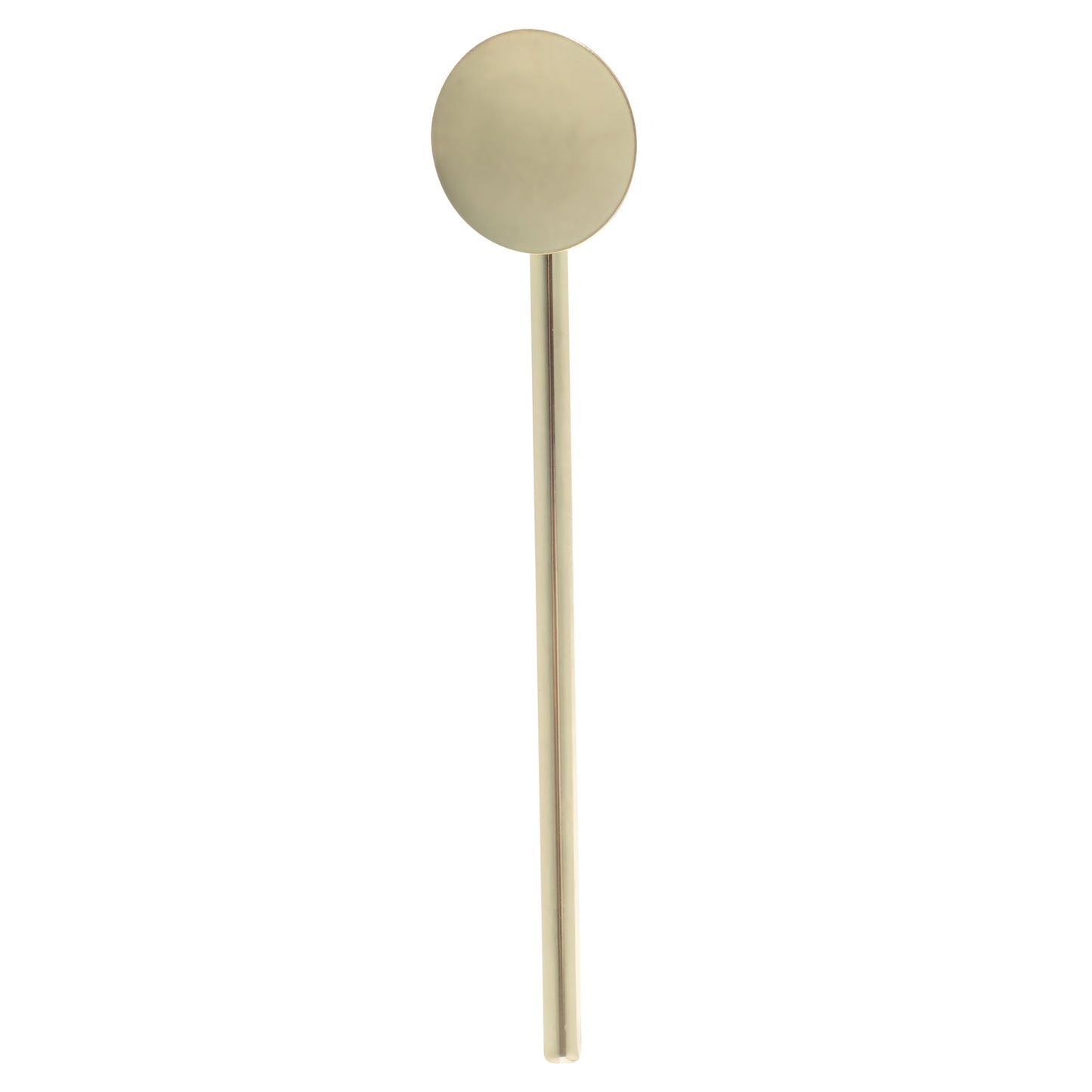 Bar Lux Gold-Plated Stainless Steel Julep Spoon Straw - 5" - 2 count box