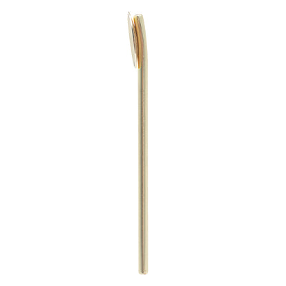 Bar Lux Gold-Plated Stainless Steel Julep Spoon Straw - 5" - 2 count box