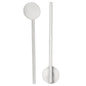 Bar Lux Stainless Steel Julep Spoon Straw - 5" - 2 count box