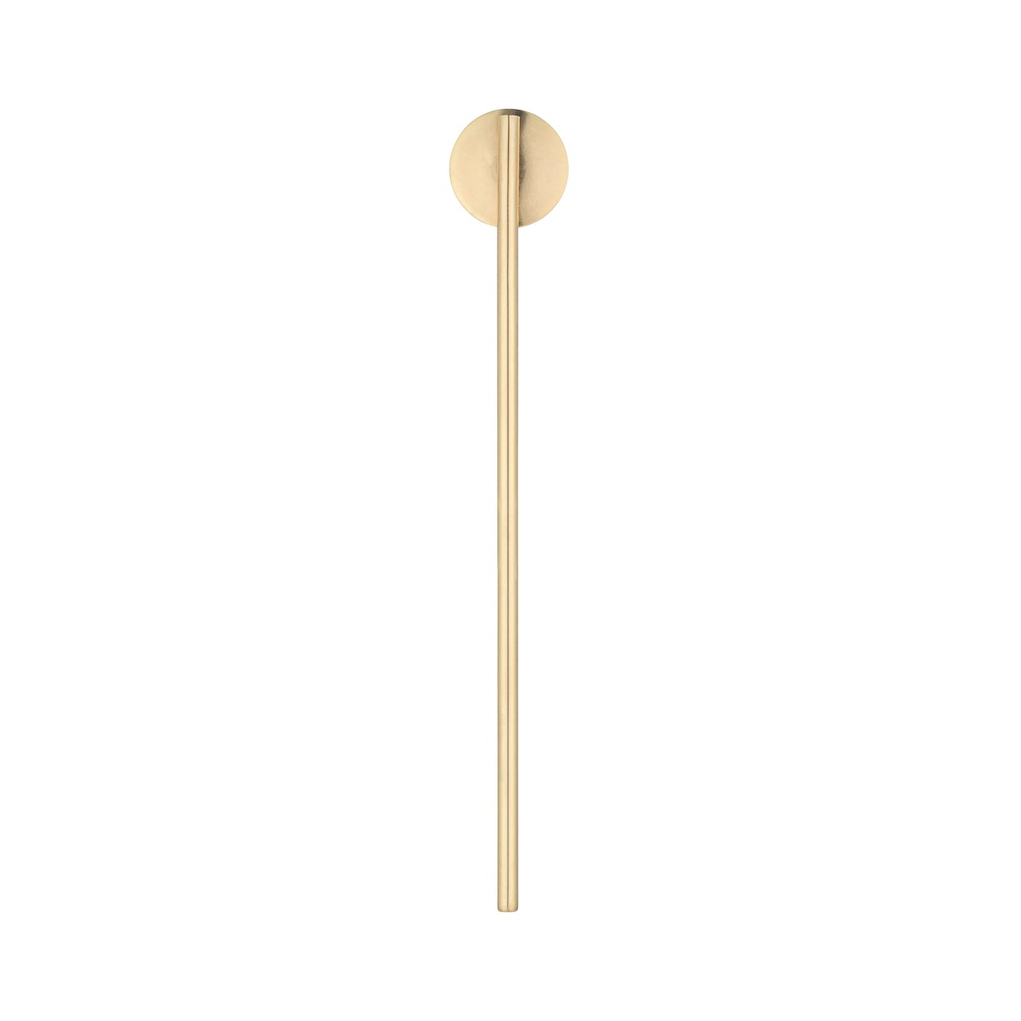 Bar Lux Gold-Plated Stainless Steel Julep Spoon Straw - 7 1/2" - 2 count box