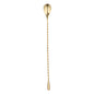 Bar Lux Gold-Plated Stainless Steel Belicoso Barspoon - 12" - 1 count box