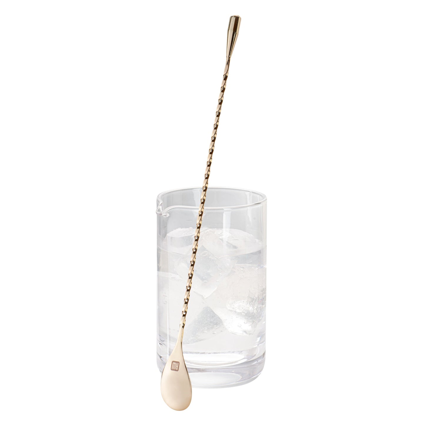 Bar Lux Gold-Plated Stainless Steel Belicoso Barspoon - 12" - 1 count box