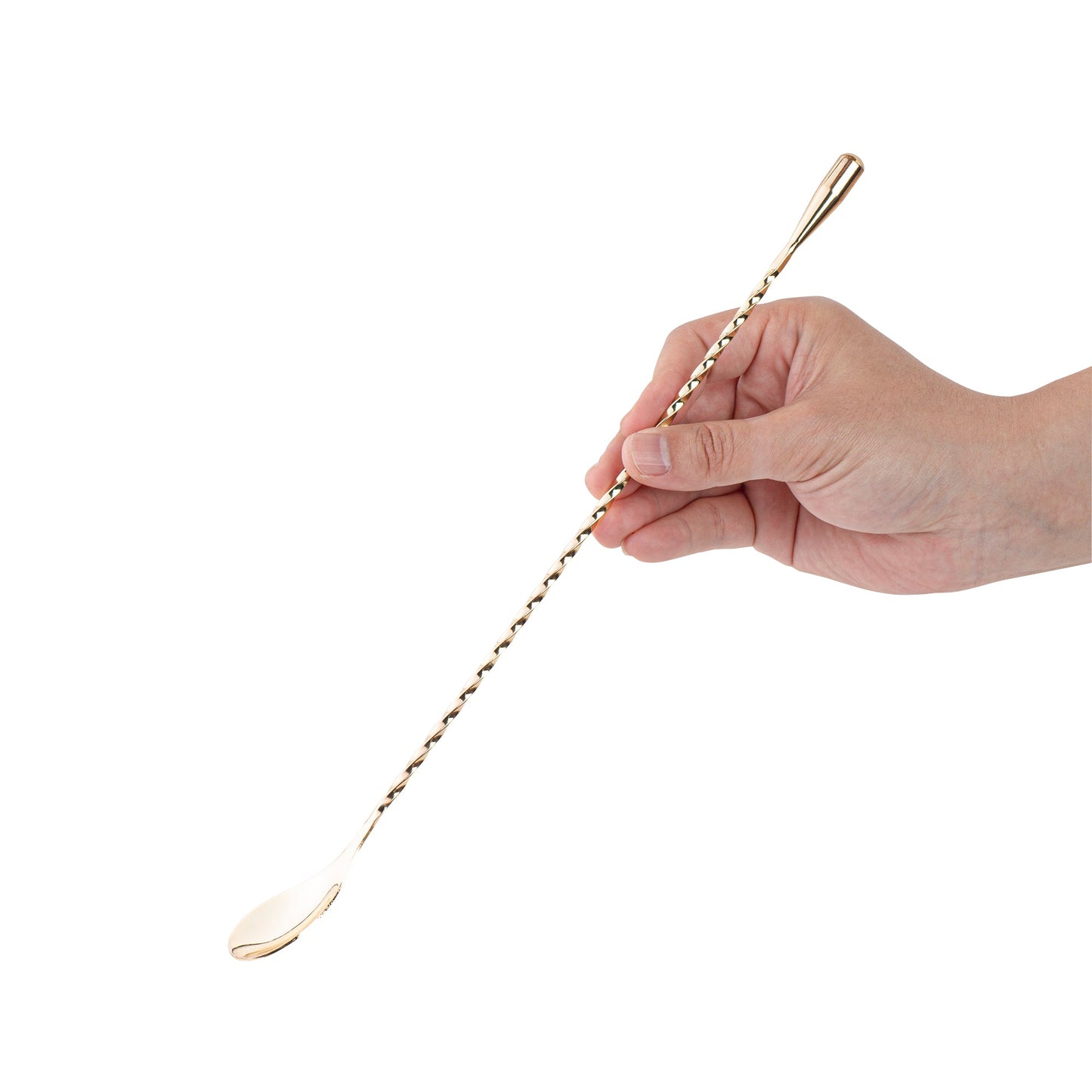 Bar Lux Gold-Plated Stainless Steel Belicoso Barspoon - 12" - 1 count box