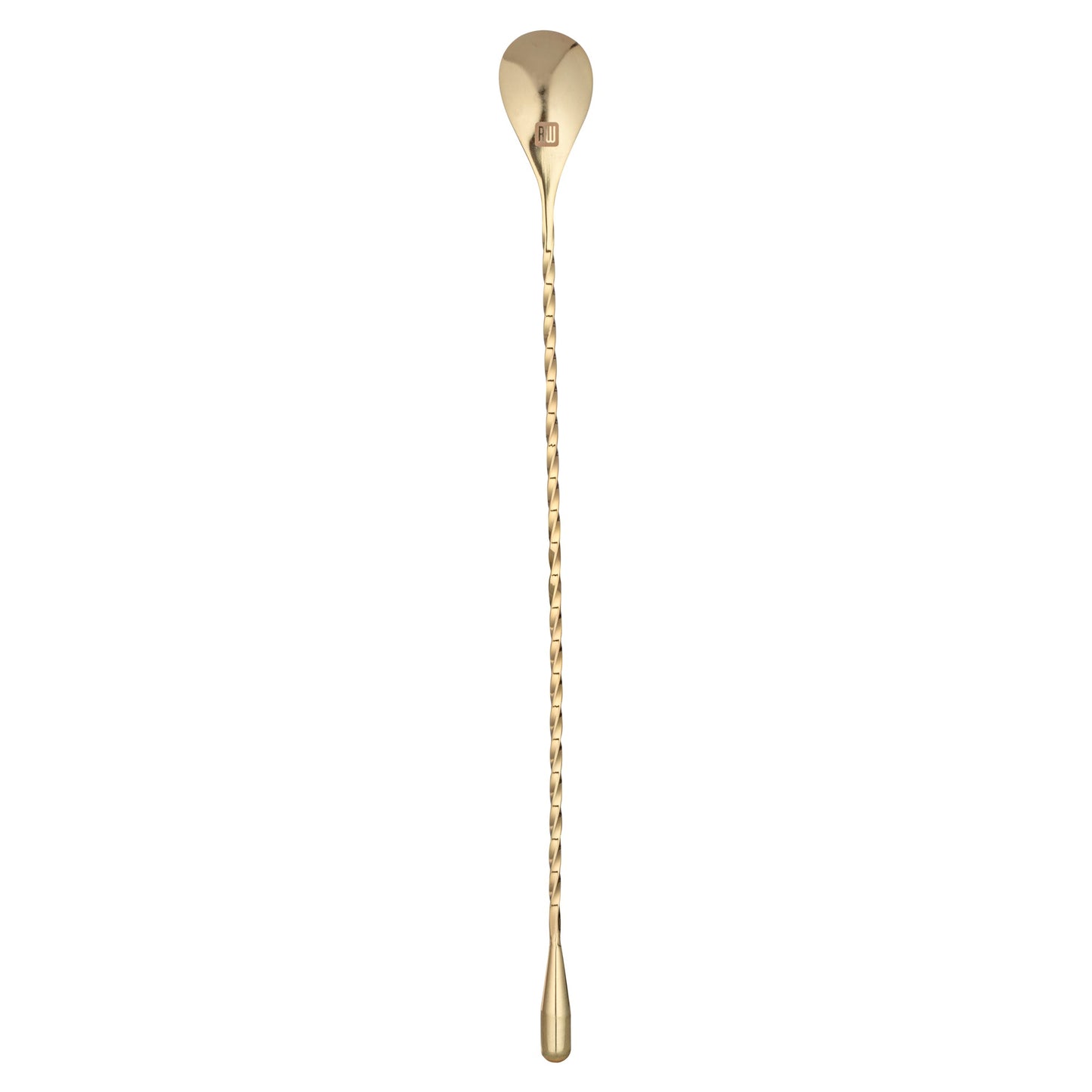 Bar Lux Gold-Plated Stainless Steel Belicoso Barspoon - 12" - 1 count box