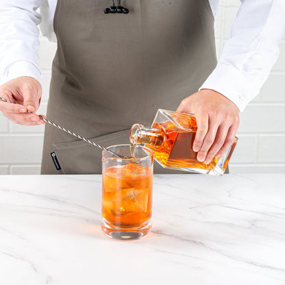 Bar Lux Stainless Steel Belicoso Barspoon - 12" - 1 count box
