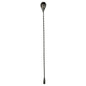 Bar Lux Black-Plated Stainless Steel Belicoso Barspoon - 16" - 1 count box