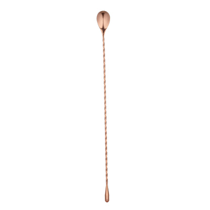 Bar Lux Copper-Plated Stainless Steel Belicoso Barspoon - 16" - 1 count box