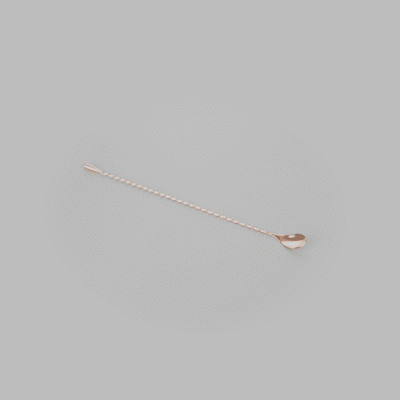 Bar Lux Copper-Plated Stainless Steel Belicoso Barspoon - 16" - 1 count box