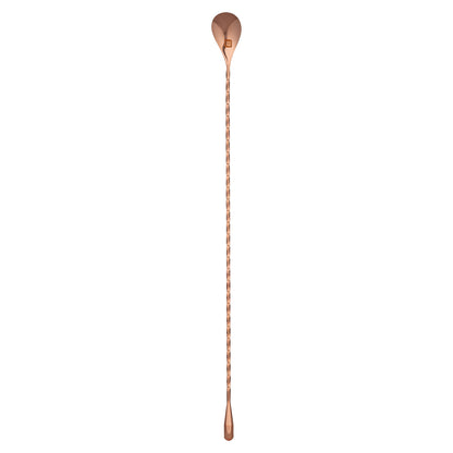 Bar Lux Copper-Plated Stainless Steel Belicoso Barspoon - 16" - 1 count box