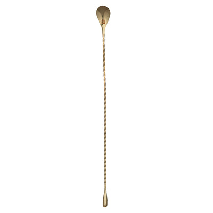 Bar Lux Gold-Plated Stainless Steel Belicoso Barspoon - 16" - 1 count box