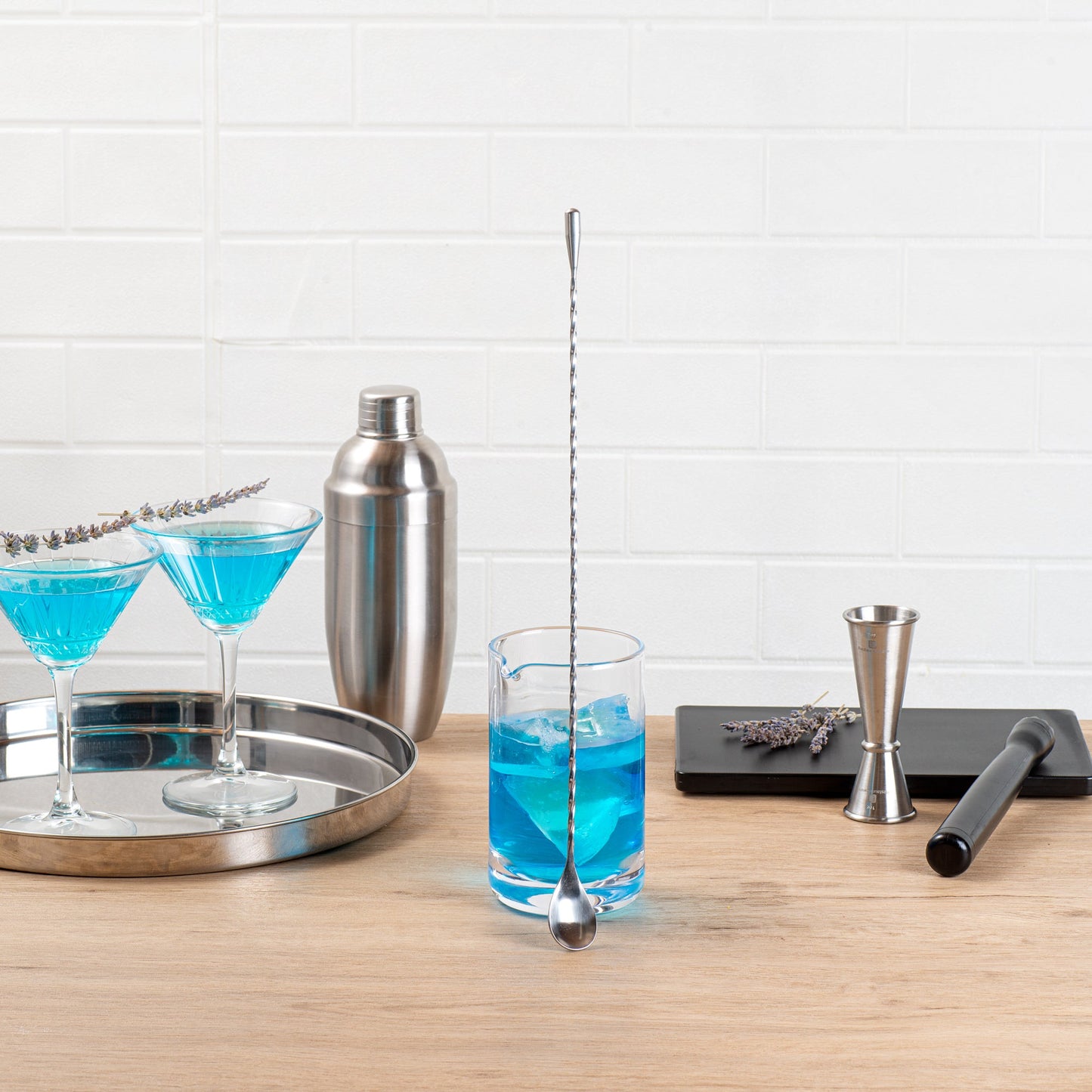 Bar Lux Stainless Steel Belicoso Barspoon - 16" - 1 count box