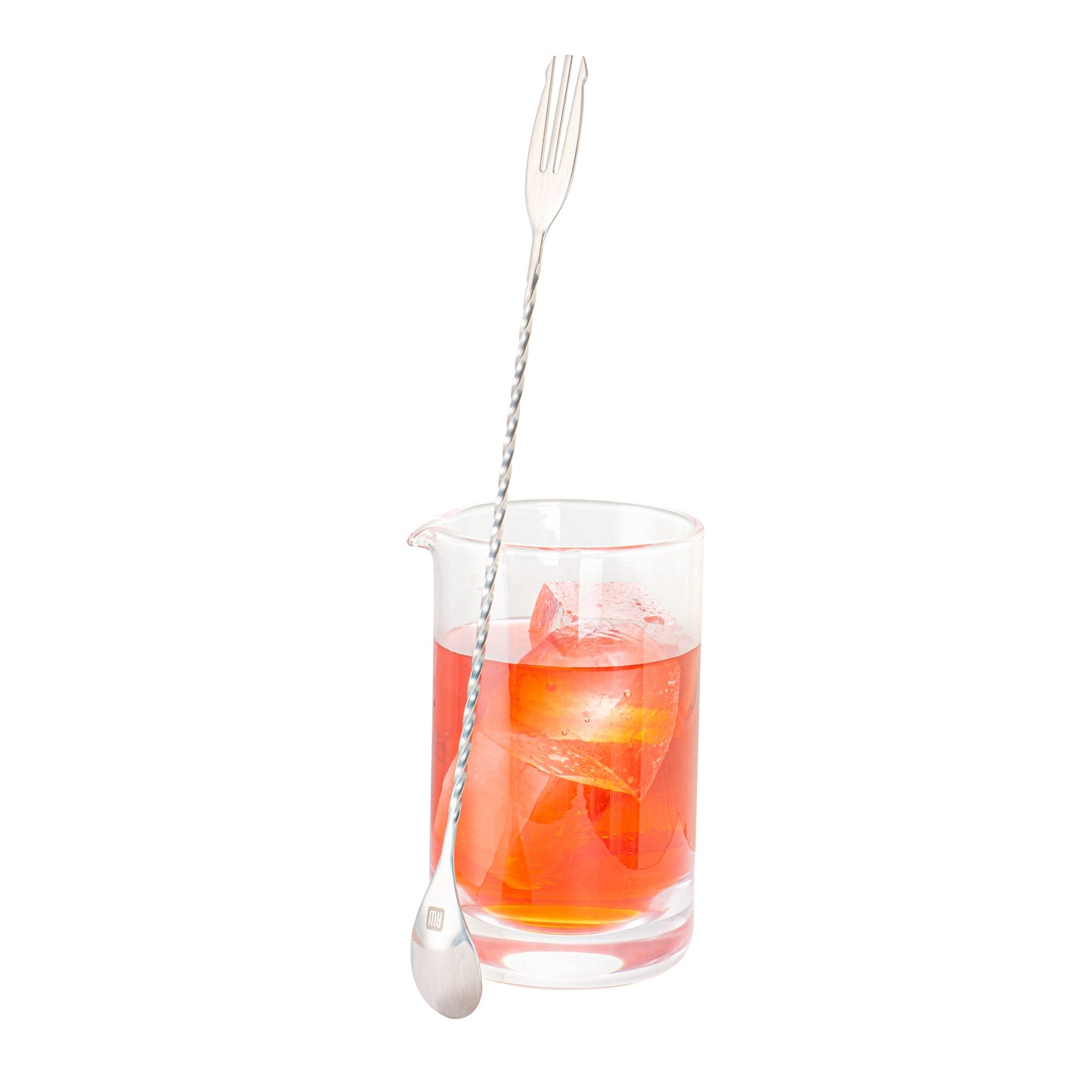 Bar Lux Stainless Steel Trident Barspoon - 12" - 1 count box