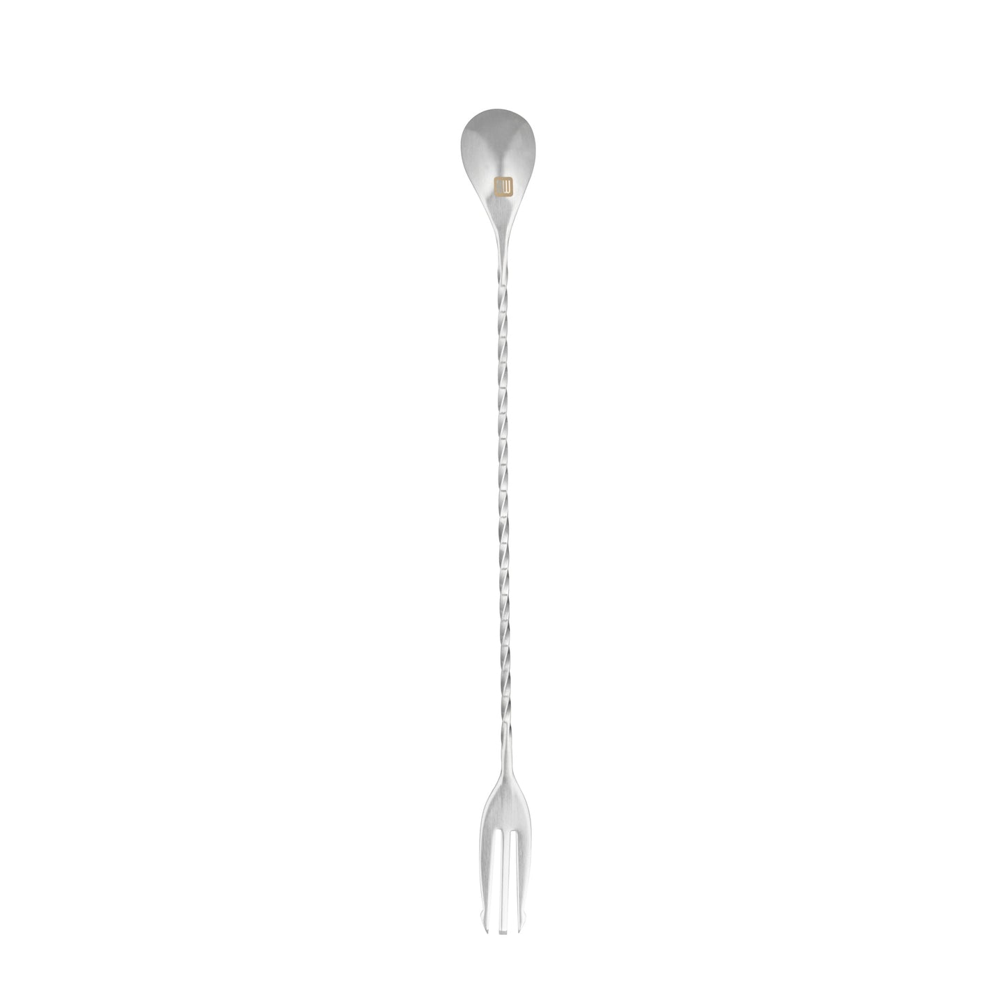 Bar Lux Stainless Steel Trident Barspoon - 12" - 1 count box