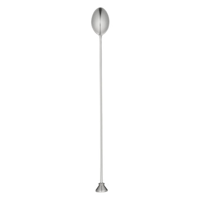 Bar Lux Stainless Steel Muddler Barspoon - 12" x 1 1/4" x 3/4" - 1 count box