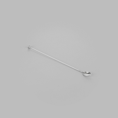 Bar Lux Stainless Steel Muddler Barspoon - 16" x 1 1/4" x 3/4" - 1 count box