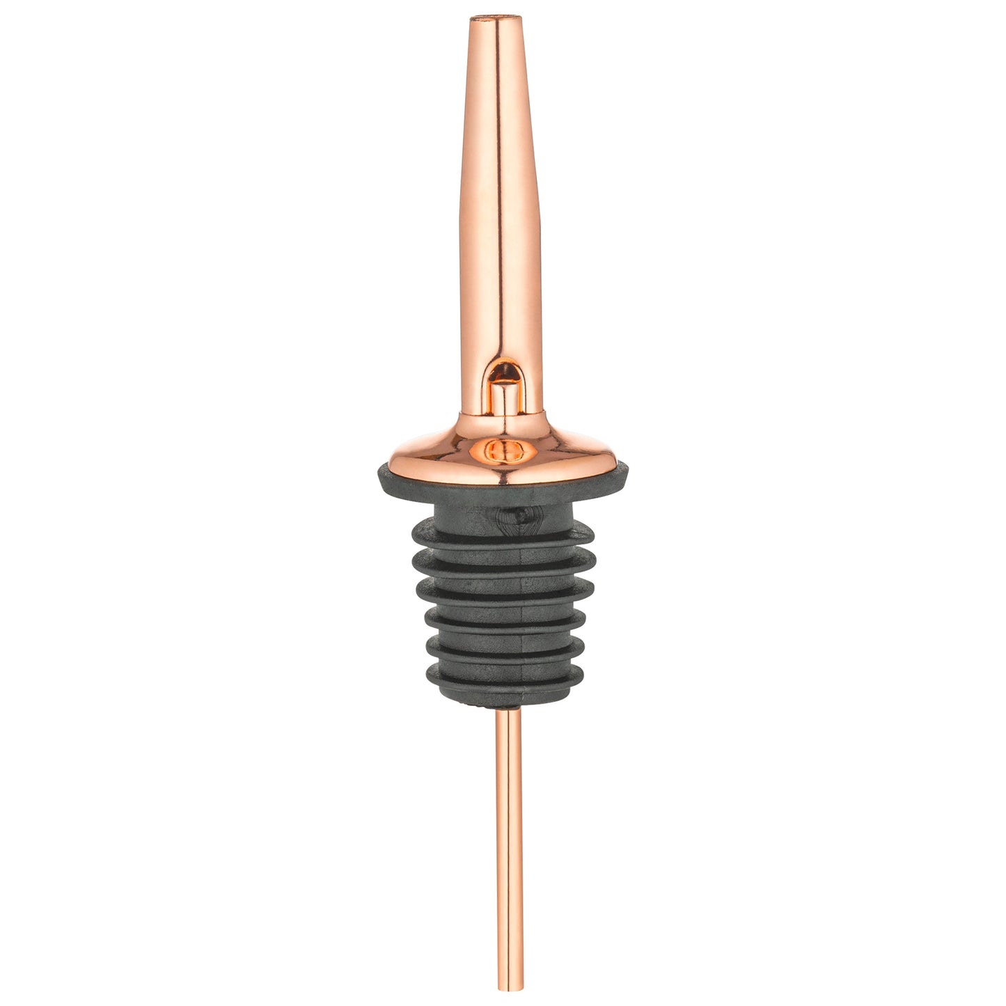 Bar Lux Copper-Plated Stainless Steel Speed Pourer - 4 1/4" x 1 1/4" x 1 1/4" - 4 count box
