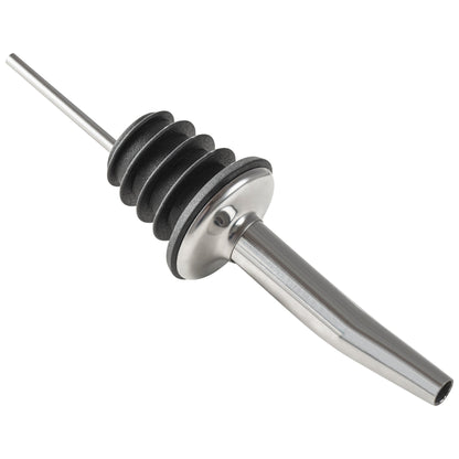 Bar Lux Stainless Steel Speed Pourer - 4 1/4" x 1 1/4" x 1 1/4" - 4 count box