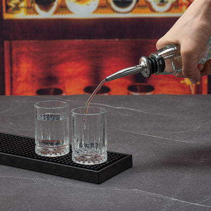 Bar Lux Stainless Steel Speed Pourer - 4 1/4" x 1 1/4" x 1 1/4" - 4 count box
