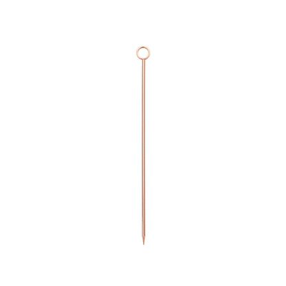 Bar Lux Copper Stainless Steel Cocktail Pick - 4 1/2" - 10 count box