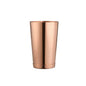 Bar Lux 16 oz Copper-Plated Stainless Steel Cocktail Shaker Tin - Weighted - 3 1/4" x 3 1/4" x 4" - 1 count box