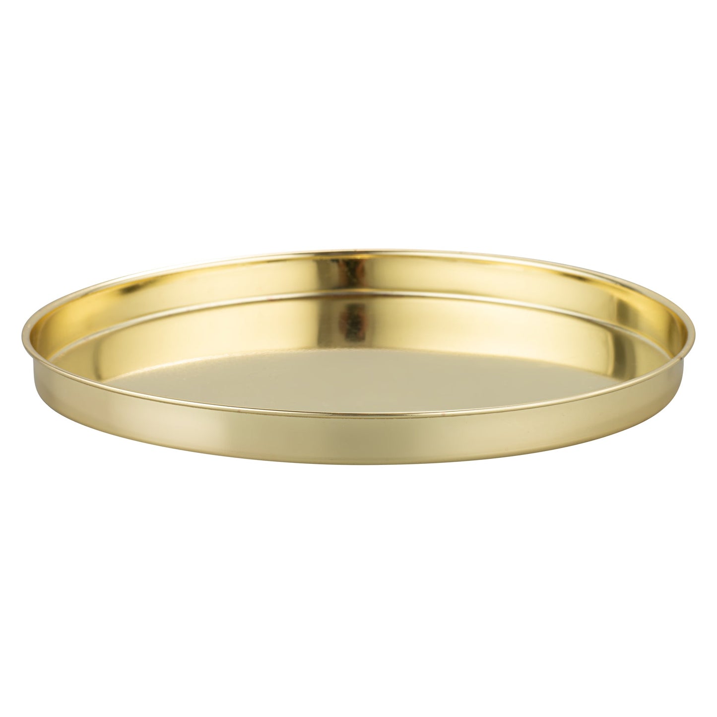Bar Lux Gold-Plated Stainless Steel Serving Tray - 12 1/2" x 12 1/2" x 1" - 1 count box