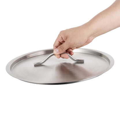 Met Lux Stainless Steel Sauce Pan Lid - Fits 21 qt - 1 count box